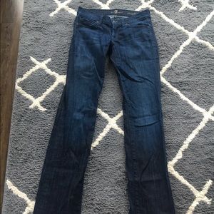 7 for all mankind straight leg jeans - 24