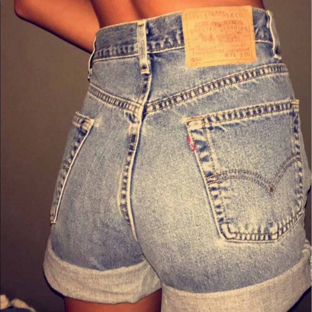Levi's High Waist Jean shorts