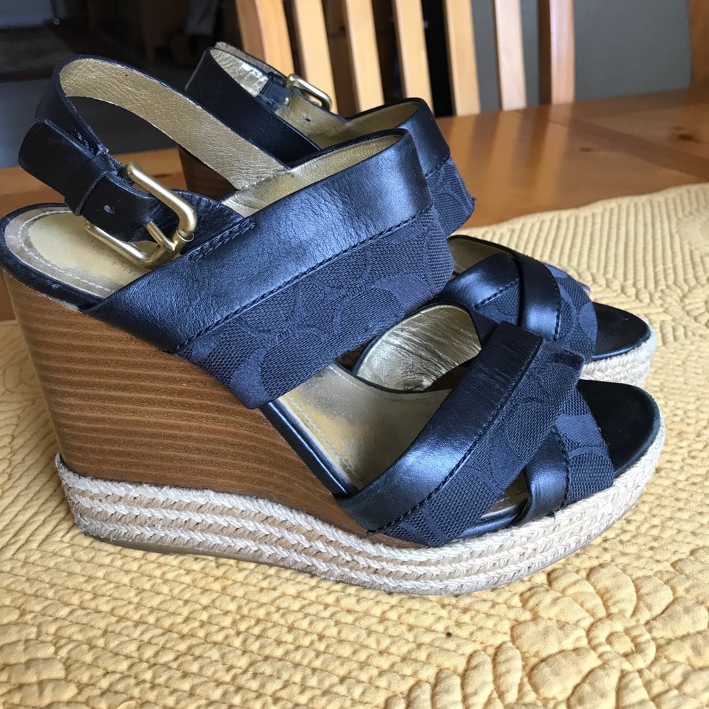 Coach wedges