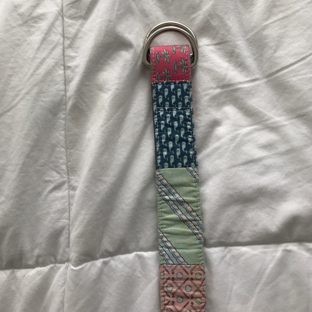 Vineyard vines belt patchwork
