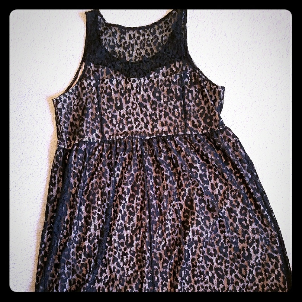 EUC Lane Bryant Leopard Dress
