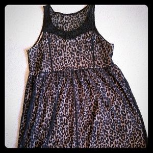 EUC Lane Bryant Leopard Dress