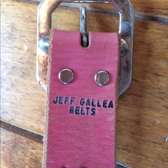 Jeff Gellea Hand Crafted Leather Belt - Picture 5 of 7