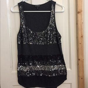 Express Sequined Tank
