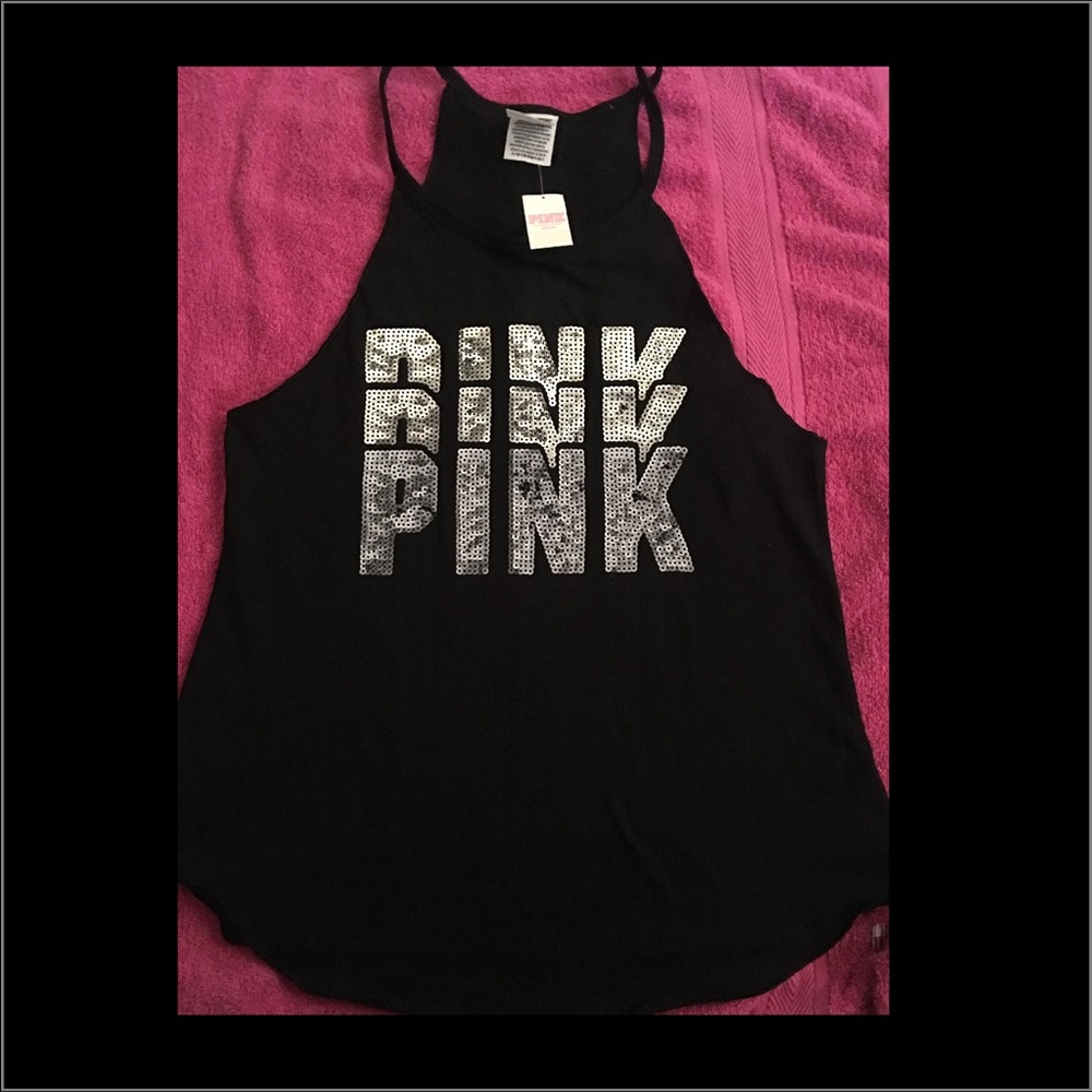 Victoria's Secret pink bling tank