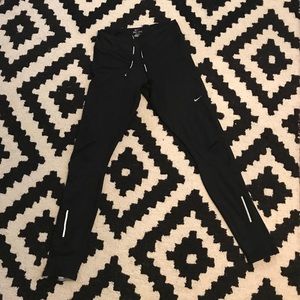 Nike running full length tight SZ Small black