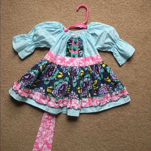 12M smocked shirt and pants - Picture 2 of 5