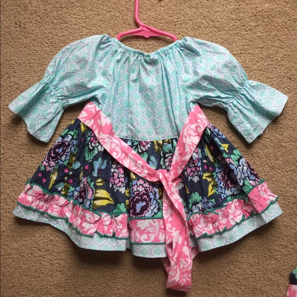 12M smocked shirt and pants - Picture 4 of 5