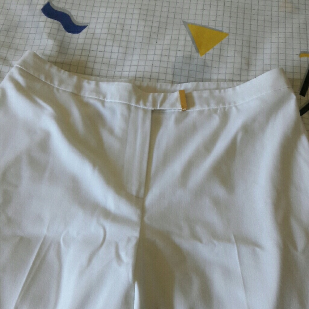 White executive pants