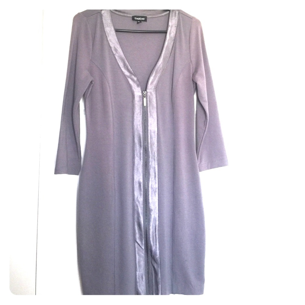 BEBE ZipUp Bodycon Dress