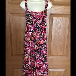 Style & Co. Butterfly Print Dress Size XL New