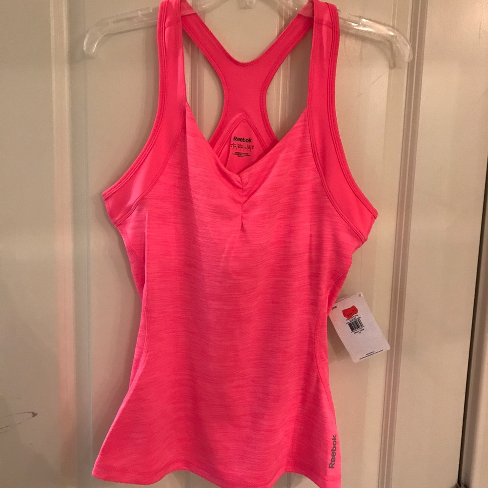 Reebok tank- bright pink