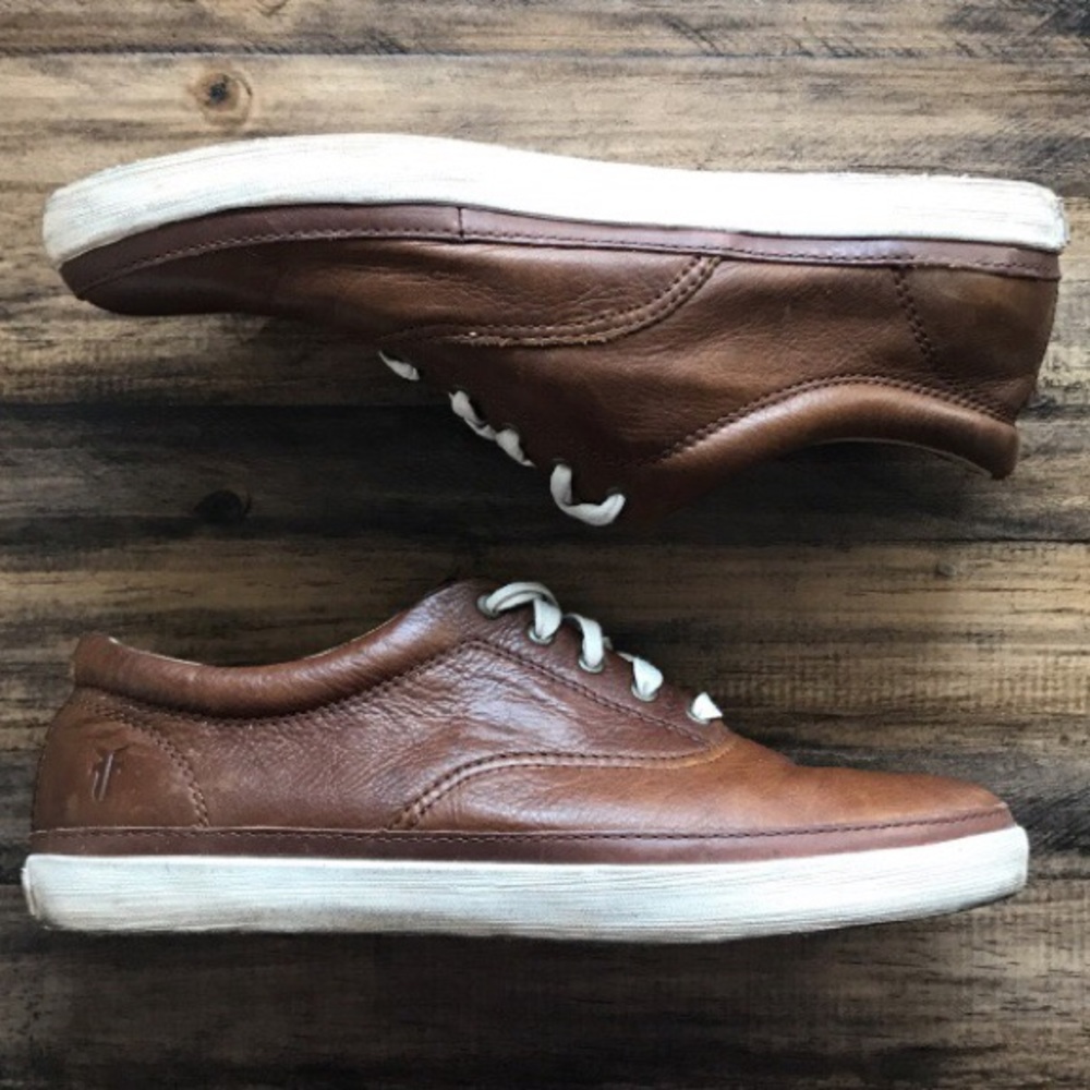 Real leather Frye women's sneakers. Worn once