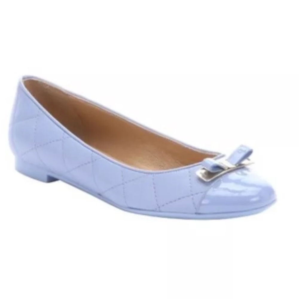 New Salvatore Ferragamo Leather Quilted Shoes 35