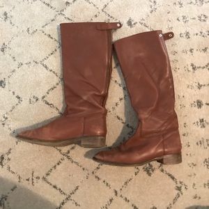 J. Crew field boots