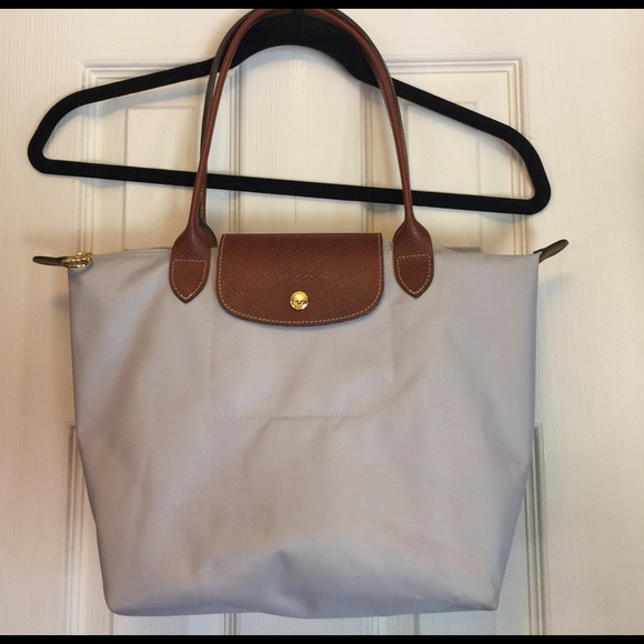 longchamp le pliage gray