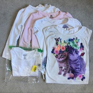 GIRLS 4T Tops Bundle