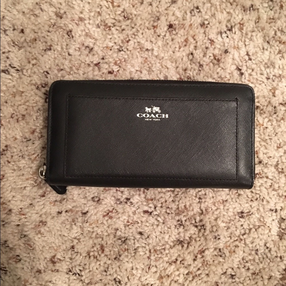 Coach Black Wallet