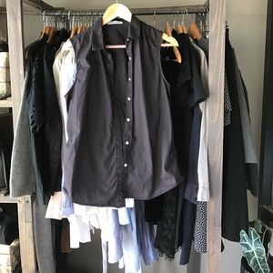 Everlane cotton sleeveless shirt S