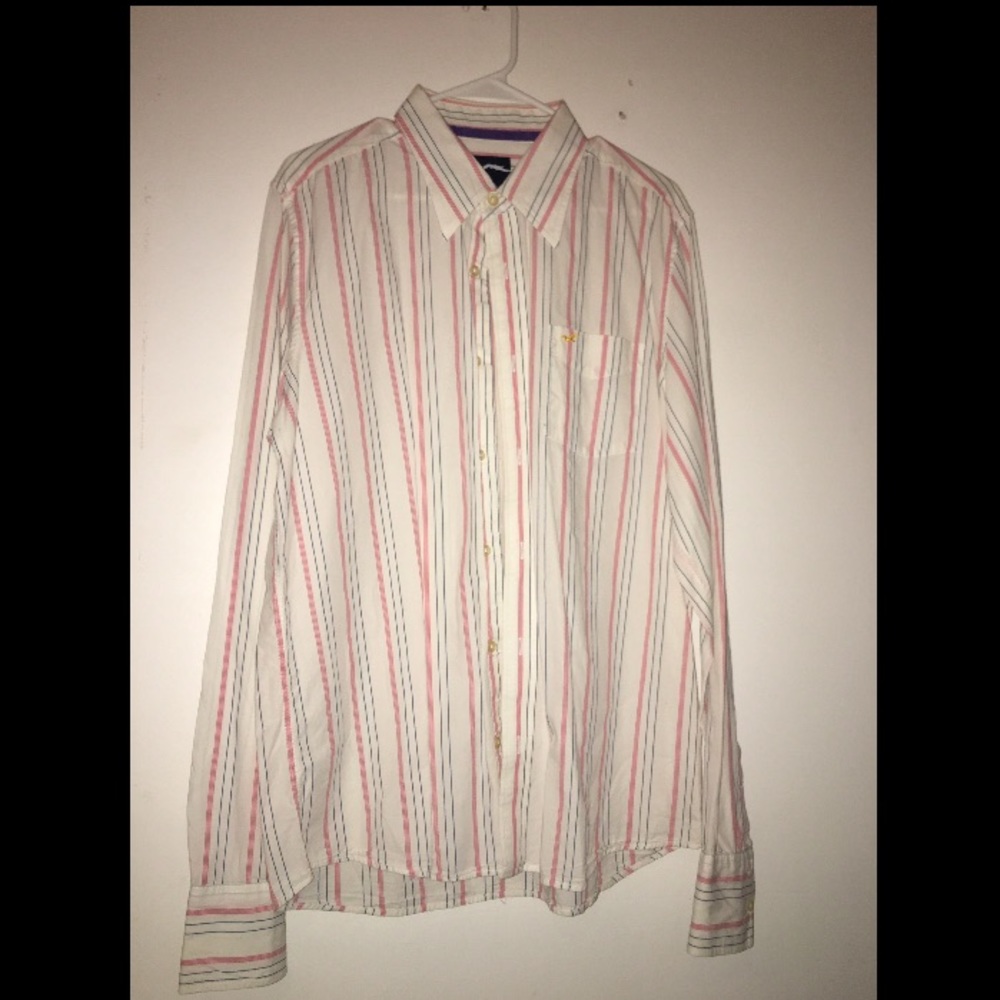 XL Hollister long sleeve button down shirt