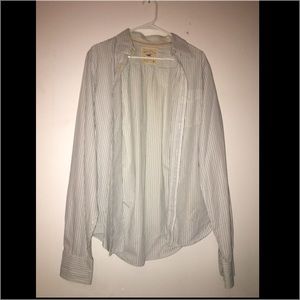XL Hollister long sleeve button down shirt
