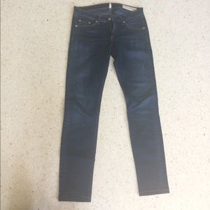 Rag and bone skinny jeans in woodford size 26