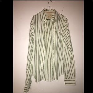 XL Hollister button down long sleeve shirt