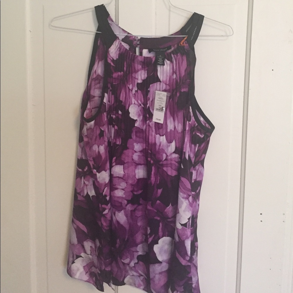 Sleeveless WHBM dressy tank/shell.