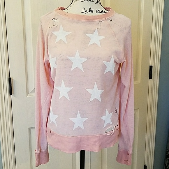 SOLDWildfox Starshine Destroyed Sweater EUC - Picture 2 of 7