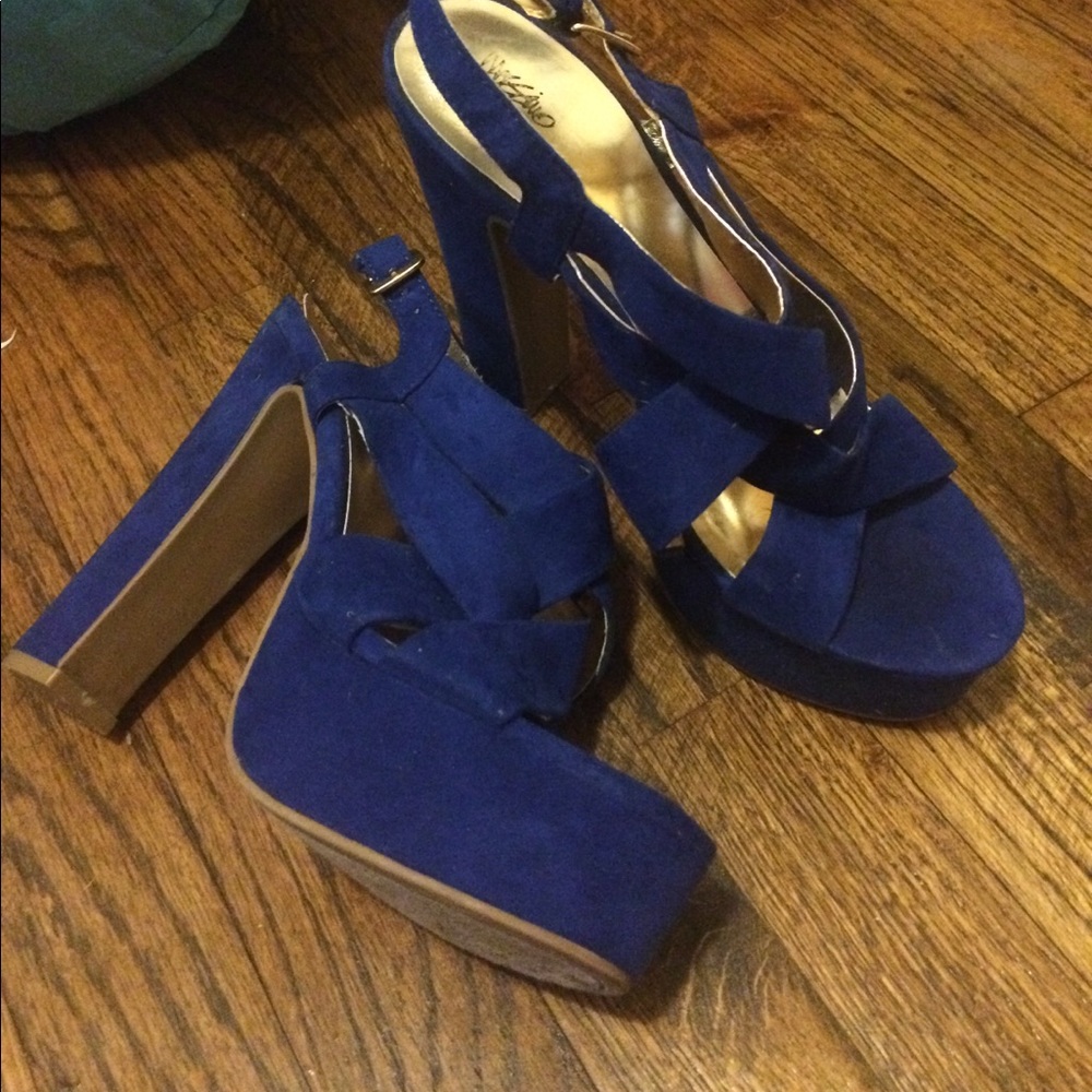 Royal Blue Mossimo Pump Sandals