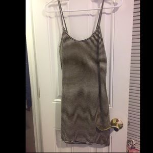 Stripped mini dress