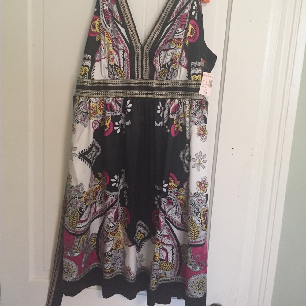 Dress barn silky dress