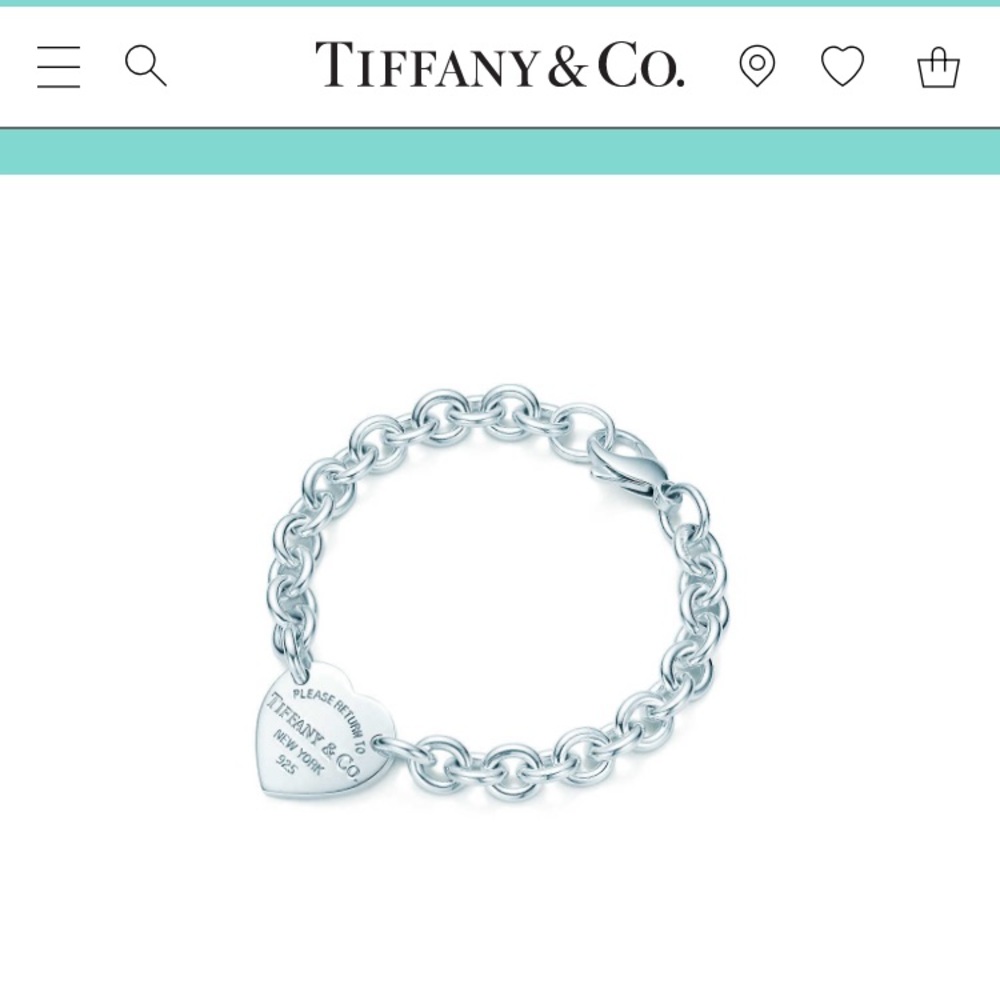Tiffany Heart Tag "Return to Tiffany" bracelet.