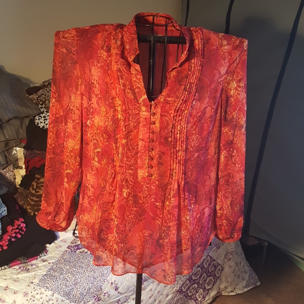 Cold water creek dressy blouse