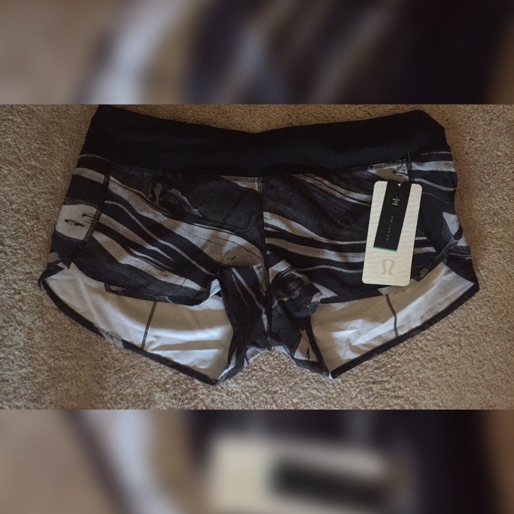 NWT lululemon speed shorts