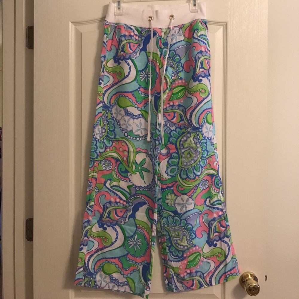 Lilly Pulitzer Linen Beach Pants
