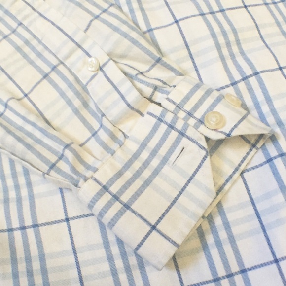 Allen Solly blue & white button up shirt - Picture 4 of 5