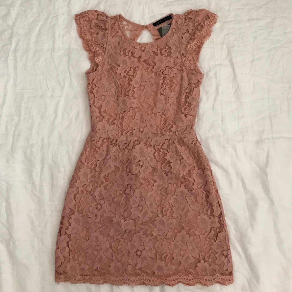 Blush Lace Dress