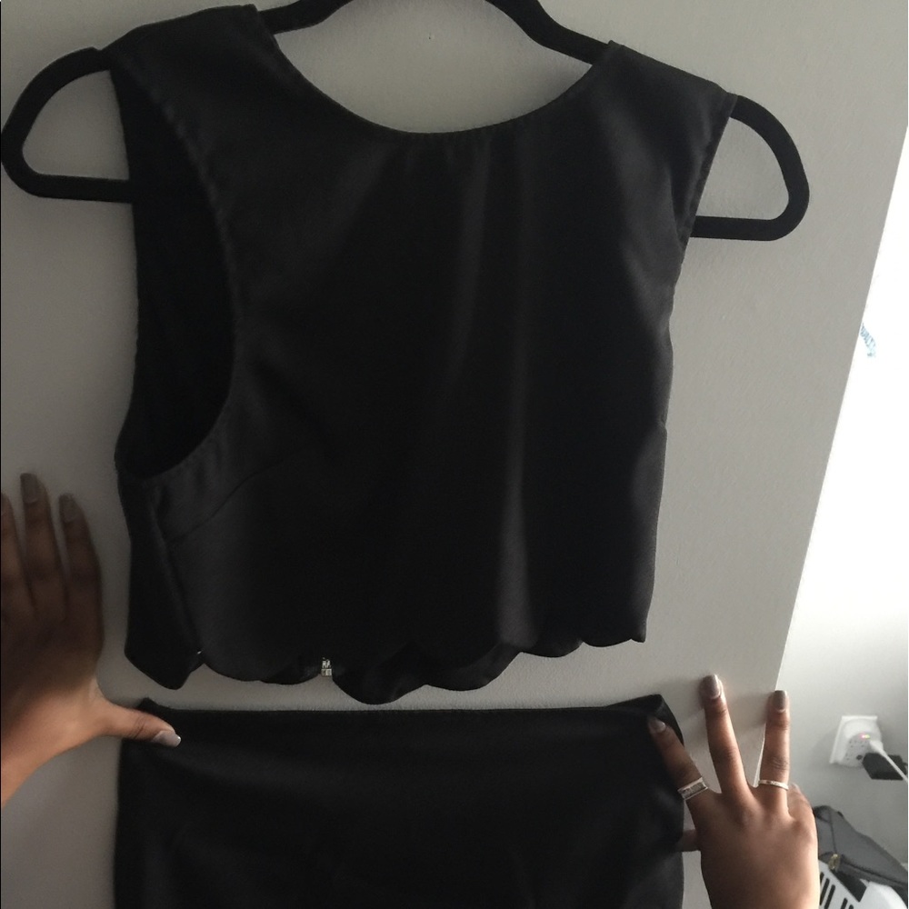 Black Two Piece Set