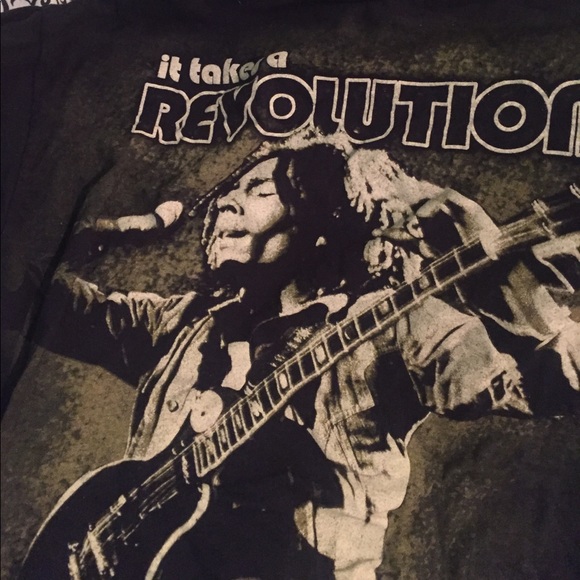 Oversized Bob Marley Tee - Picture 2 of 3