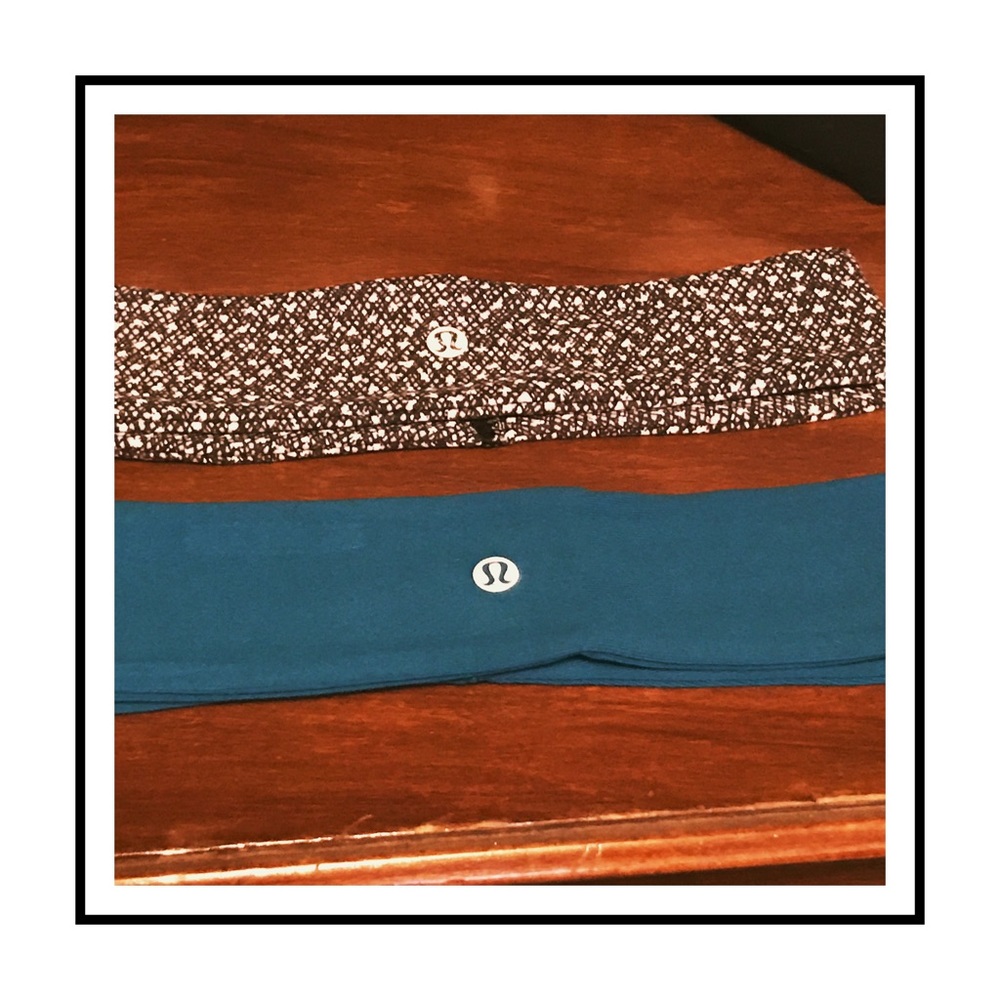 2 NWOT Lululemon Headbands Medium Width!!!!