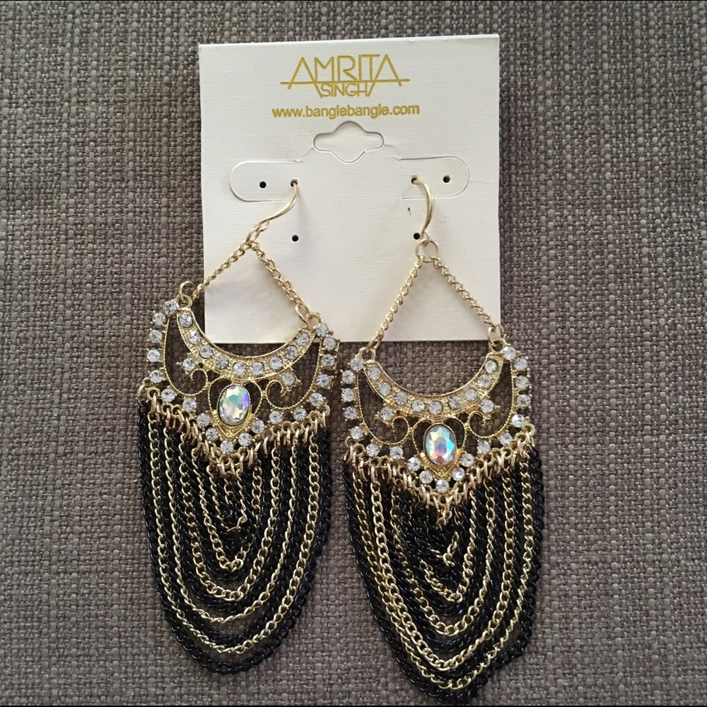 Amrita Singh Australian Crystal Drop Earrings