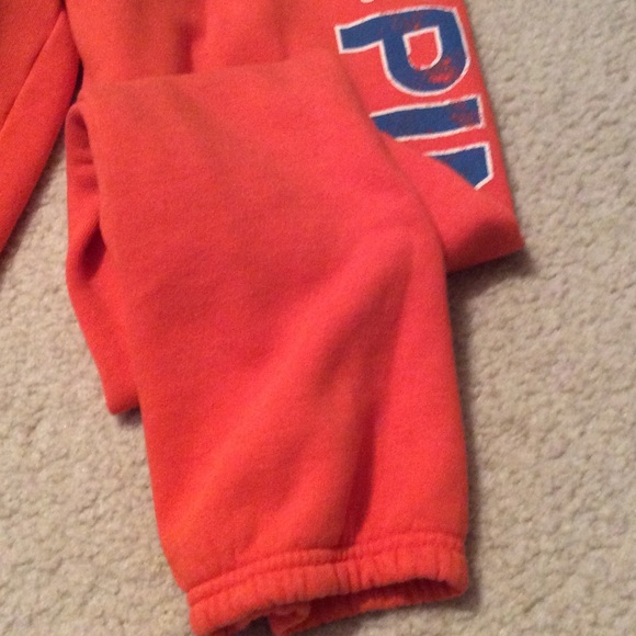 Orange slouch Victoria's Secret pink pants - Picture 2 of 3