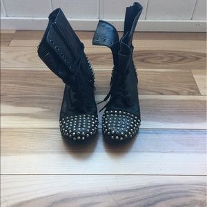 Steve Madden Studded Combat Boots