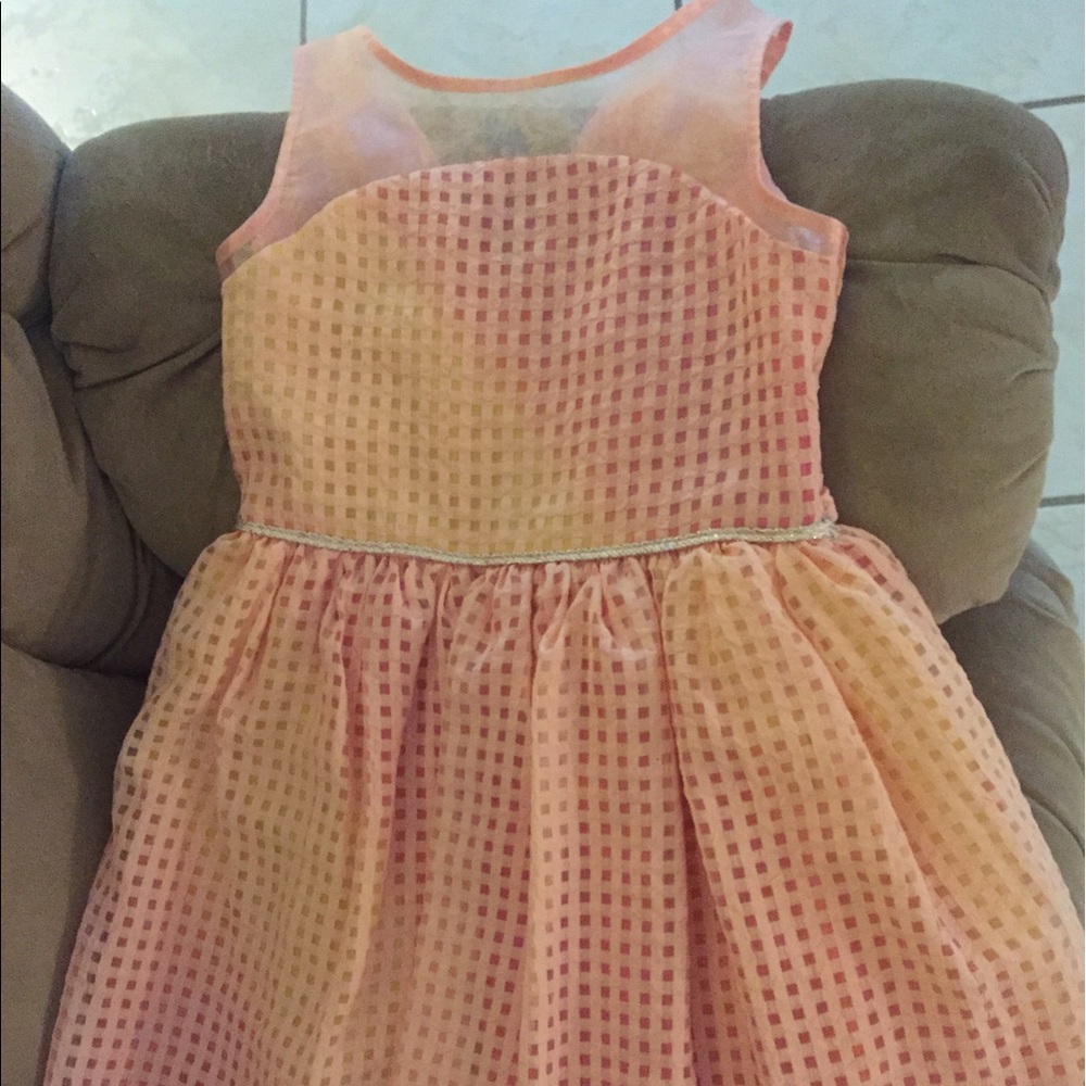 Peach dress