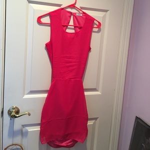 Tobi open back summer dress.