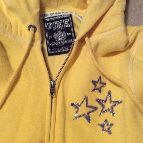 Victoria's Secret pink zip up hoodie - Picture 2 of 3