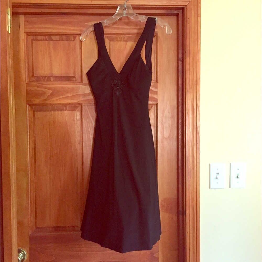 Black cocktail dress