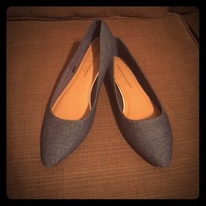 Christian Siriano Jean flats