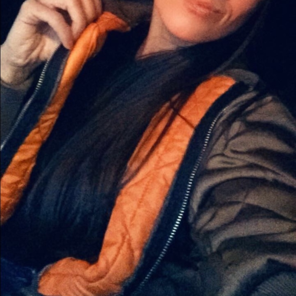 'Hustle' Quilted Bomber (Khaki) Worn by Kylie!